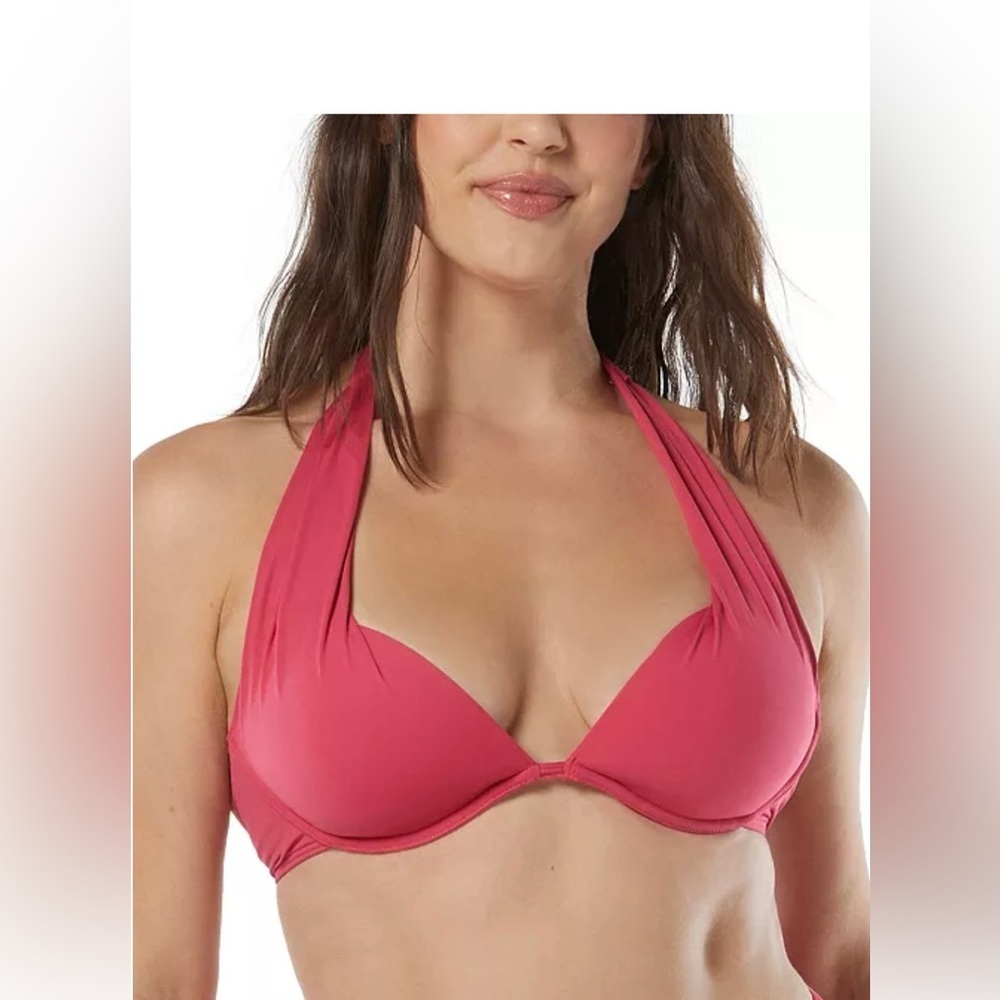 NWT Coco Reef Contours Cameo Underwire Halter Bikini Top size 14/38D
